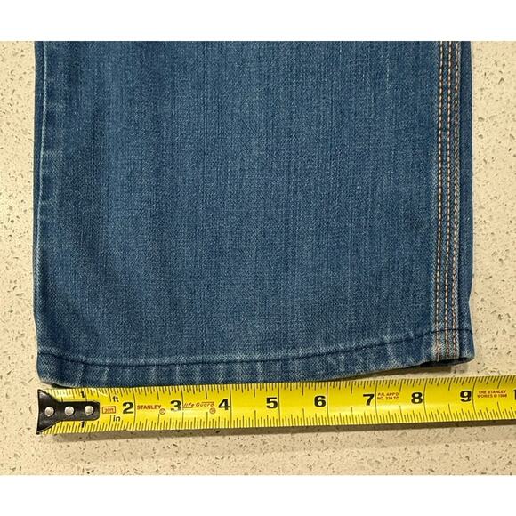 Wrangler Womens Jeans Sz 29M Classic Straight Leg Blue Denim High Rise Cowgirl - Picture 6 of 7